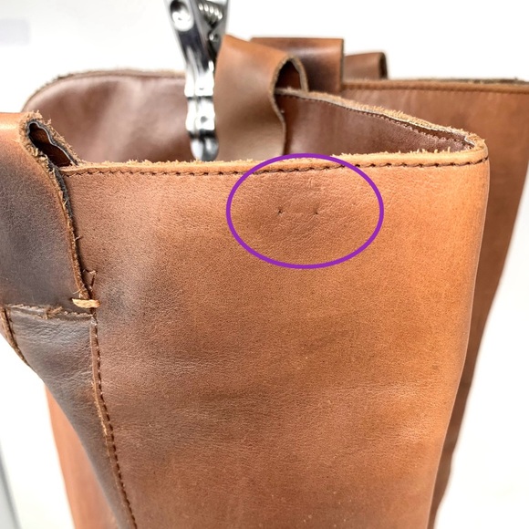 Arturo Chiang Georgex Leather Knee-High Boots 10 Rustic Bohemian Classic Preppy - Picture 9 of 16